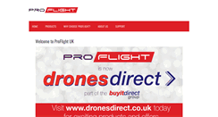 Desktop Screenshot of proflightuk.co.uk