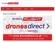 Tablet Screenshot of proflightuk.co.uk